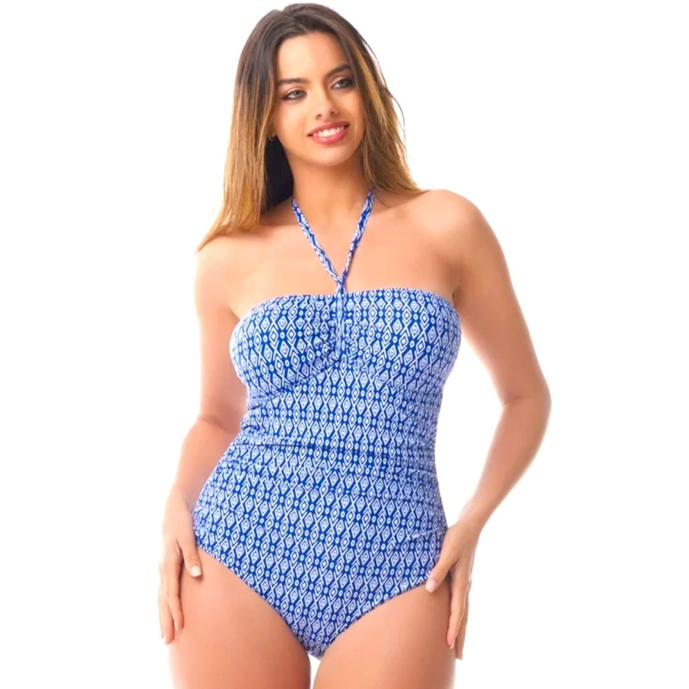 NWT Gorgeous Sea & Sand swimsuit plus size Bando one piece Plus Size